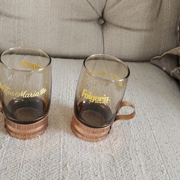 Set of two vintage Folgers tia Maria glasses - Picture 4 of 6